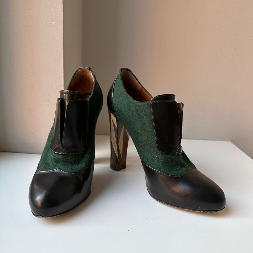 FENDI Wuthering Boots Green/Black